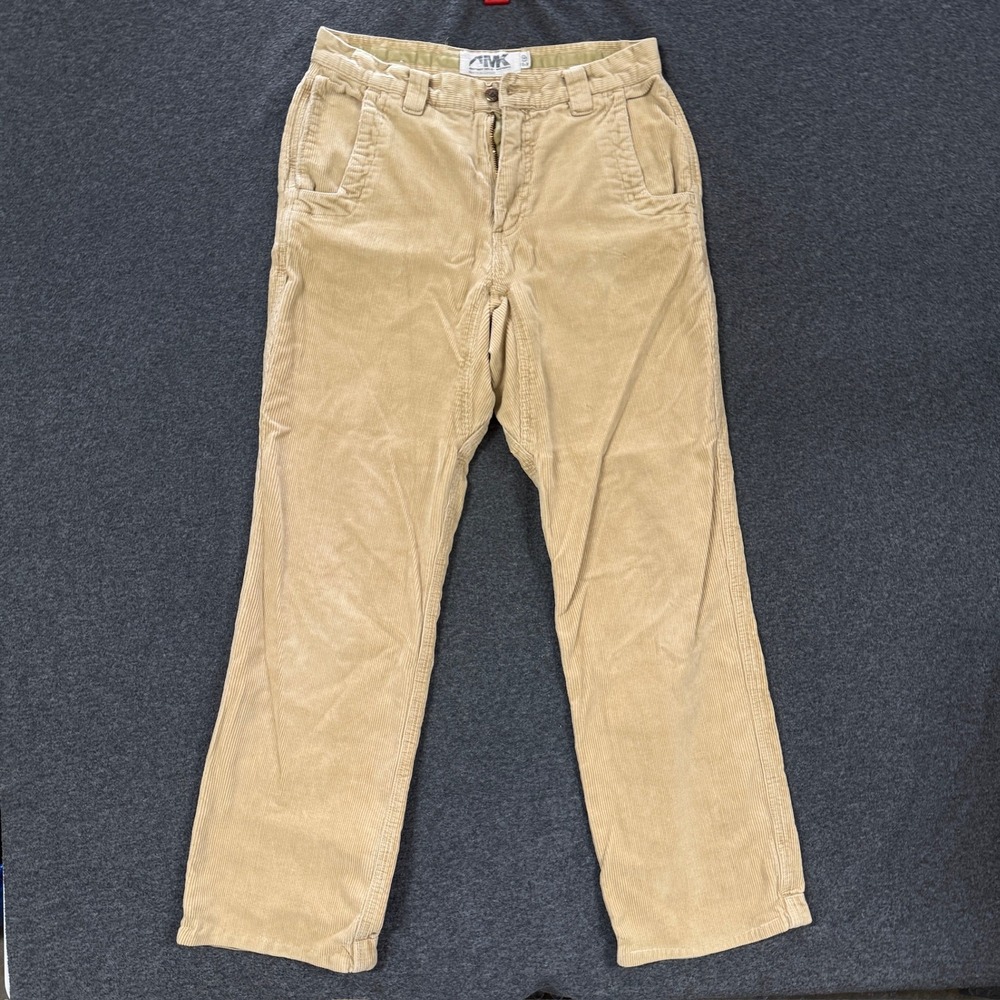 Mountain Khakis Corduroy Pants Mens 32x30 Tan Good Rugged Outdoor Trousers